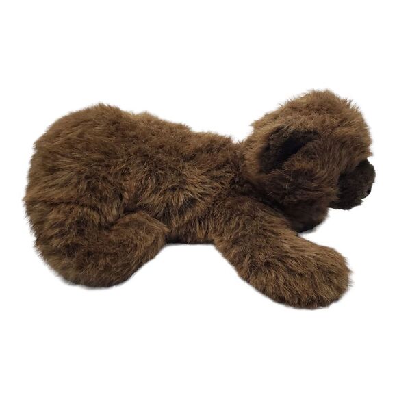 Vintage Dakin Applause Grizwald Grizzlie Bear Plush Brown Realistic Laying 16" - Picture 3 of 11